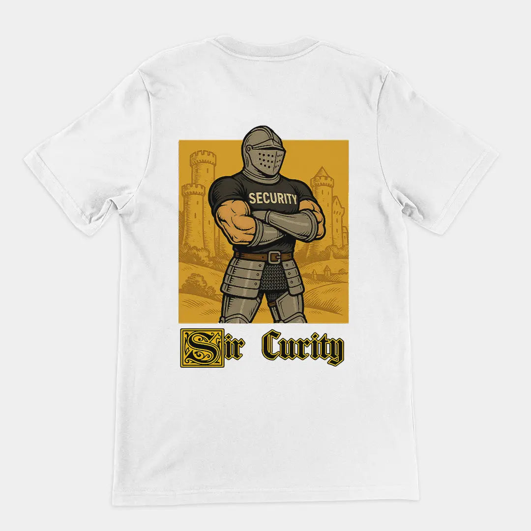 Sir Curity T-Shirt (backprint) Orbital Clothing