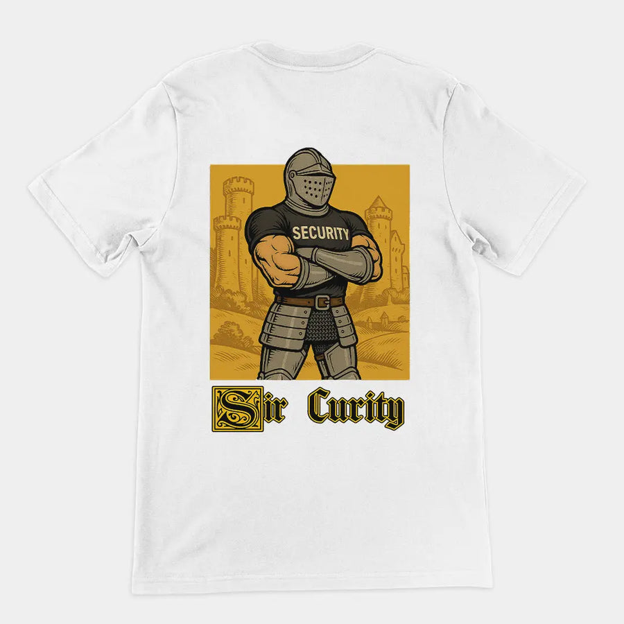 Sir Curity T-Shirt (backprint) Orbital Clothing