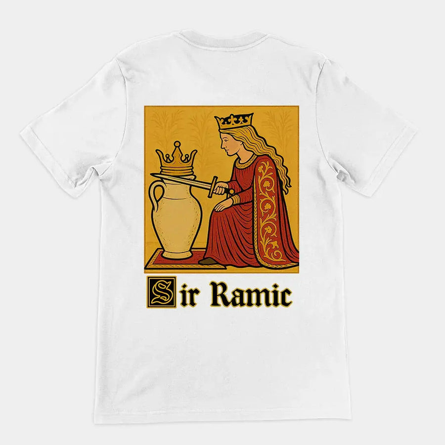 Sir Ramic Handdrawn T-Shirt (backprint) - Orbital Clothing