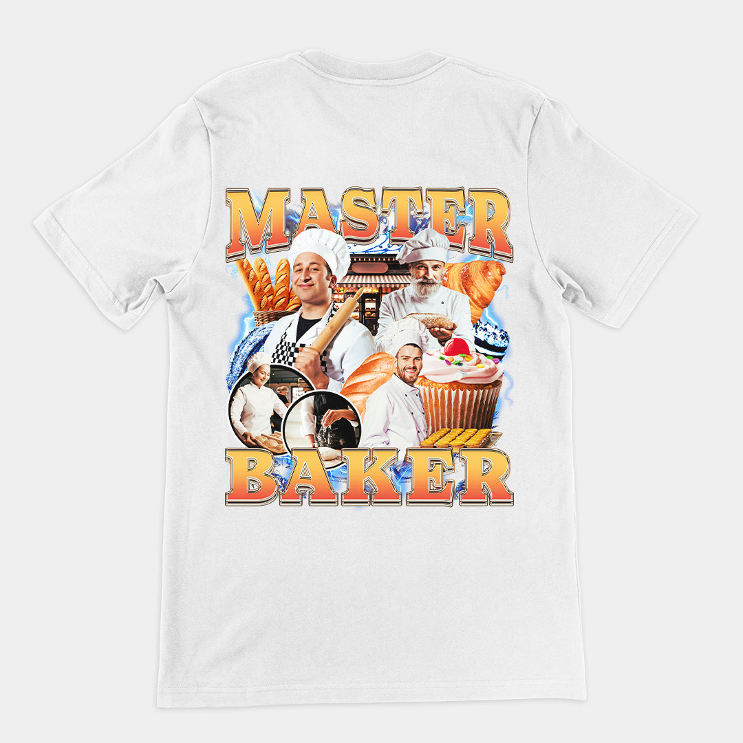 Master Baker T-Shirt (backprint) Orbital Clothing