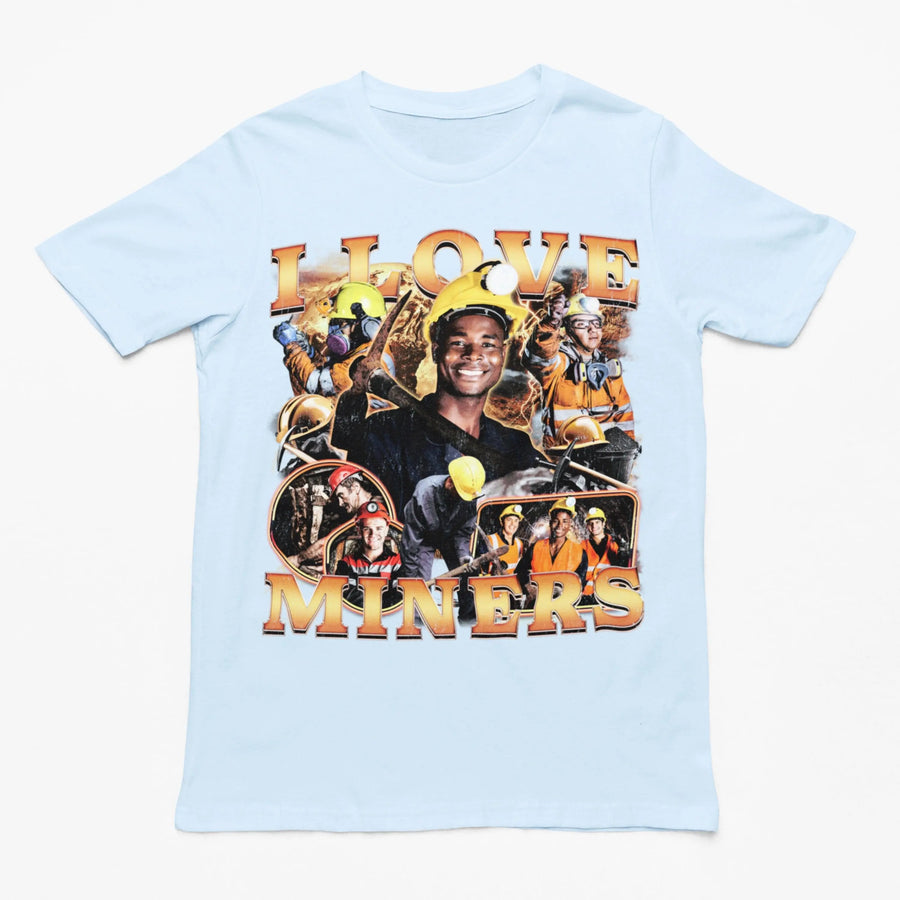 I Love Miners (Updated Design!) t-shirt - Orbital Clothing