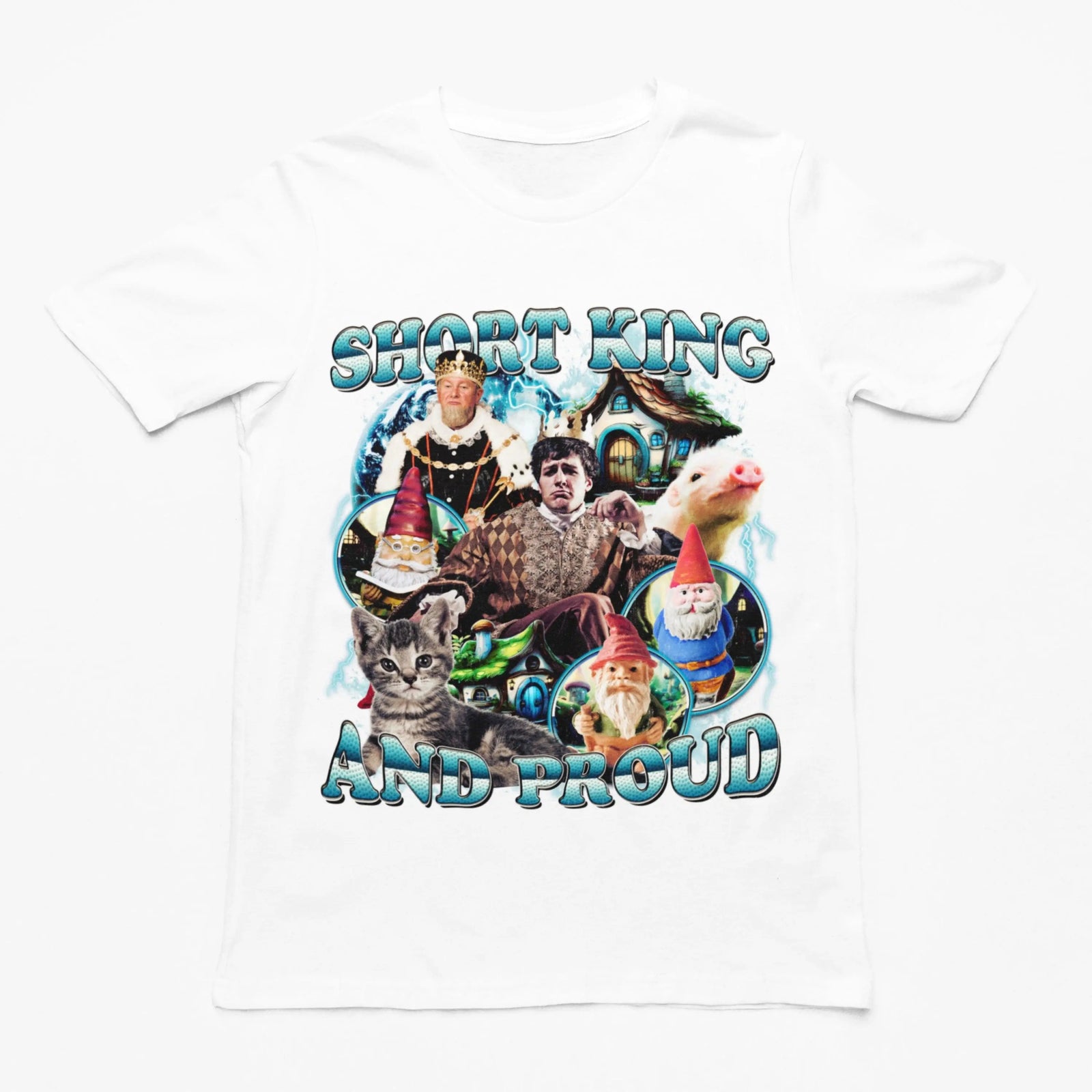 Short King and Proud t-shirt - Orbital Clothing