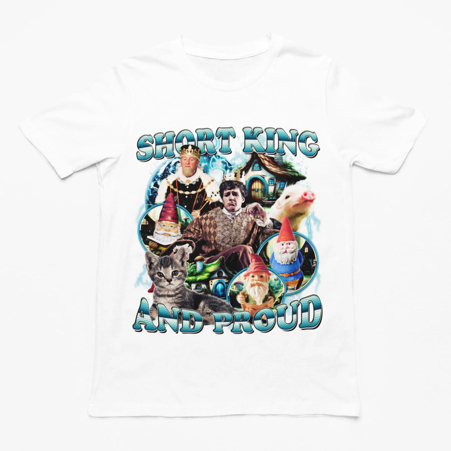 Short King and Proud t-shirt - Orbital Clothing