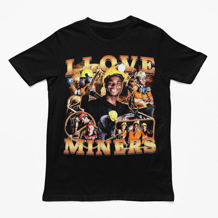 I Love Miners (Updated Design!) t-shirt - Orbital Clothing