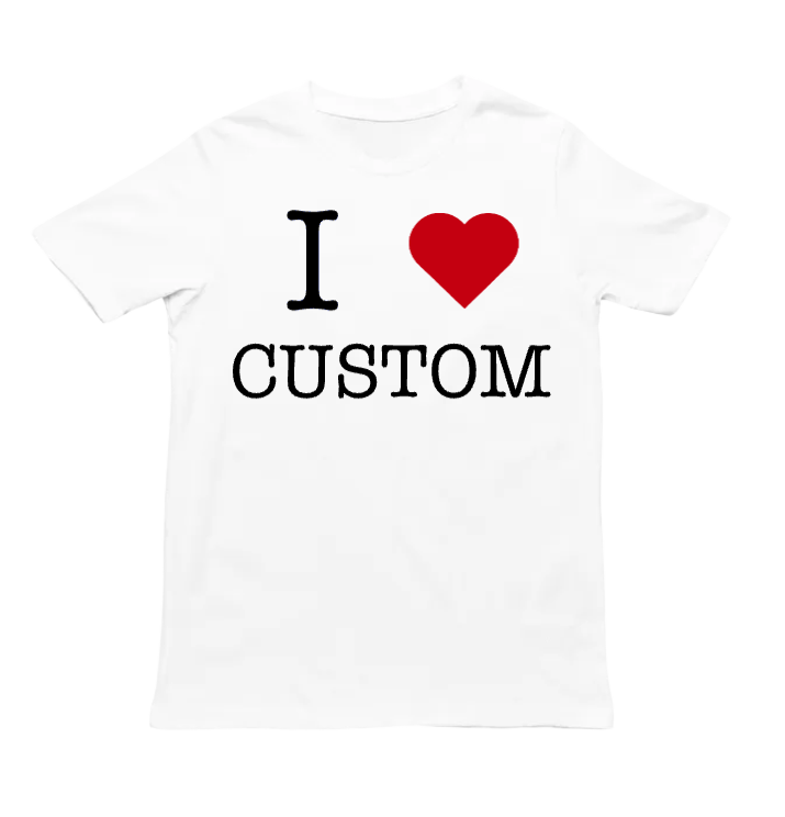 I heart custom shirt