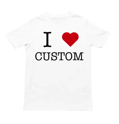 I heart custom shirt printful