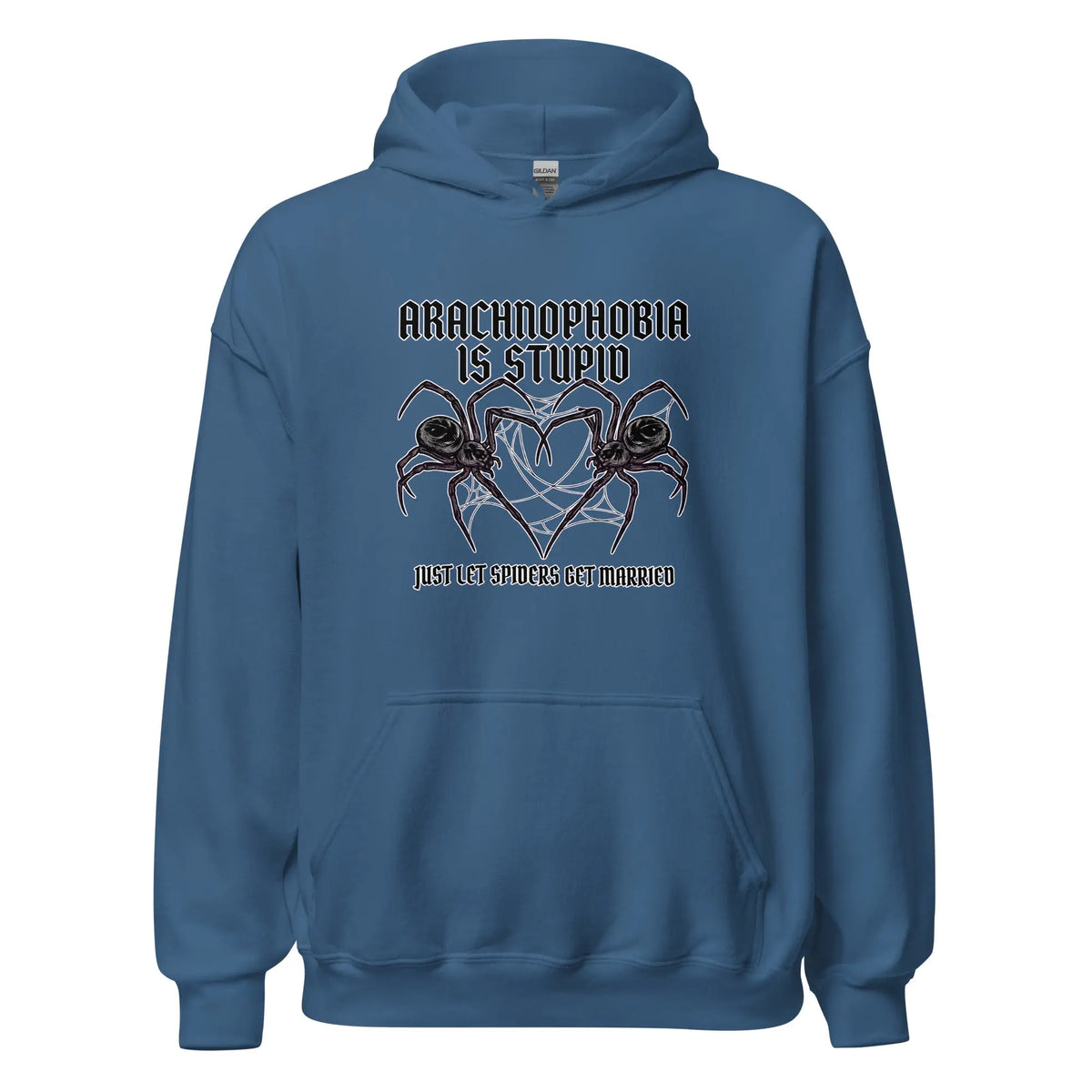 Arachnophobia is stupid just lets spiders get married Hoodie Orbital Clothing