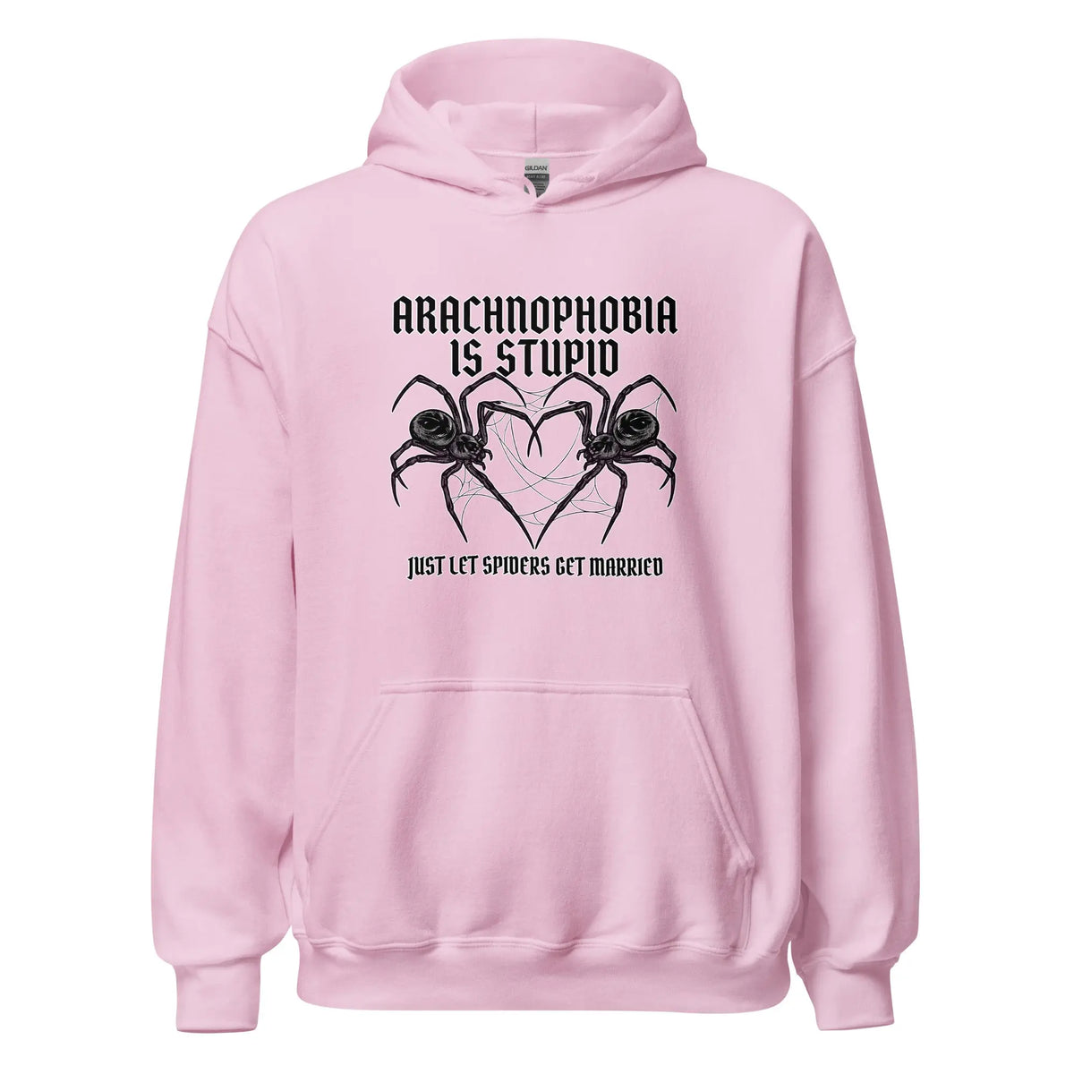 Arachnophobia is stupid just lets spiders get married Hoodie Orbital Clothing