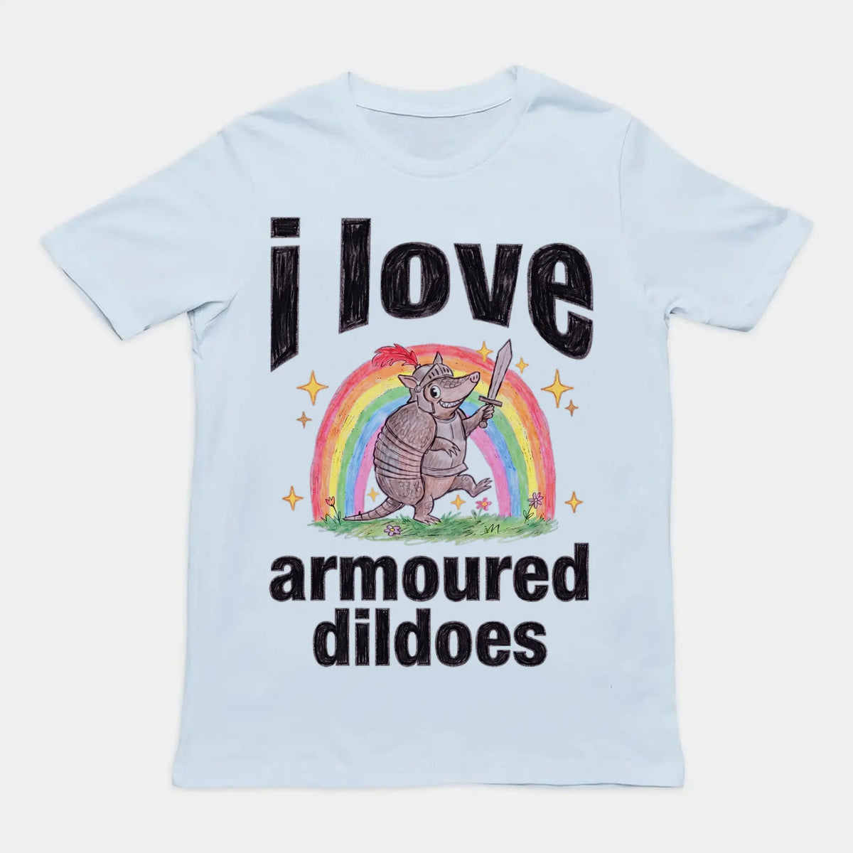I Love Armoured Dildoes T-Shirt Orbital Clothing