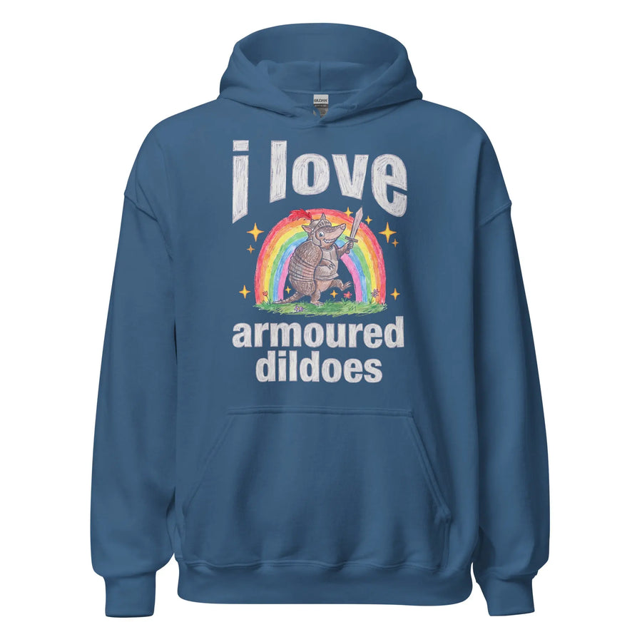 I Love Armoured Dildoes Hoodie Orbital Clothing