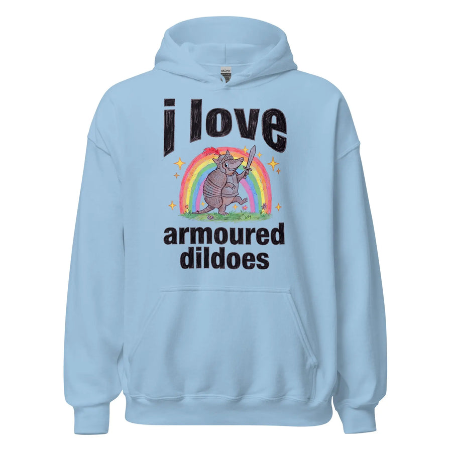 I Love Armoured Dildoes Hoodie Orbital Clothing