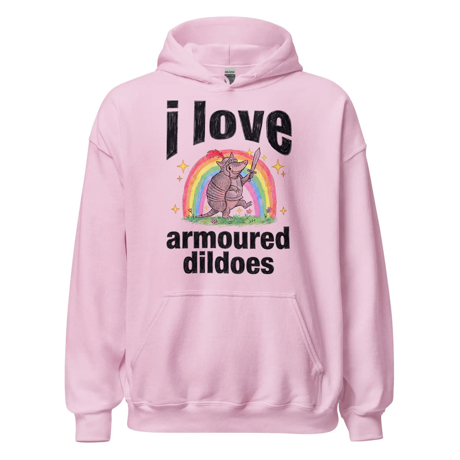I Love Armoured Dildoes Hoodie Orbital Clothing