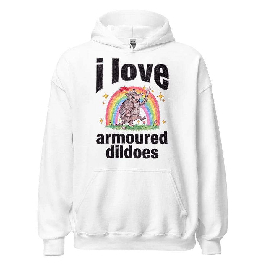 I Love Armoured Dildoes Hoodie Orbital Clothing
