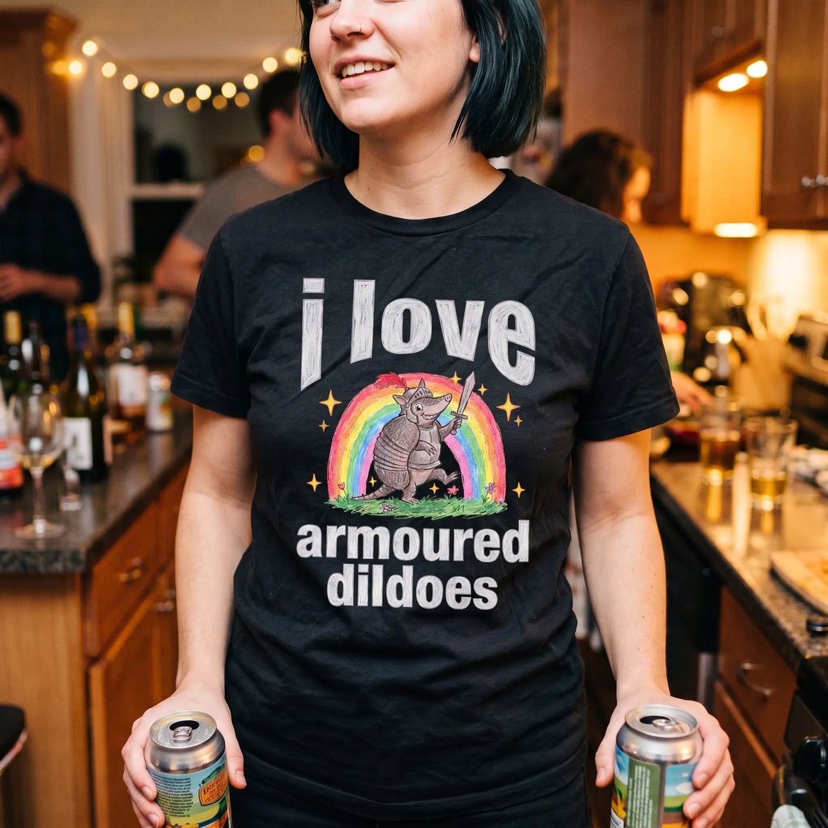 I Love Armoured Dildoes T-Shirt Orbital Clothing