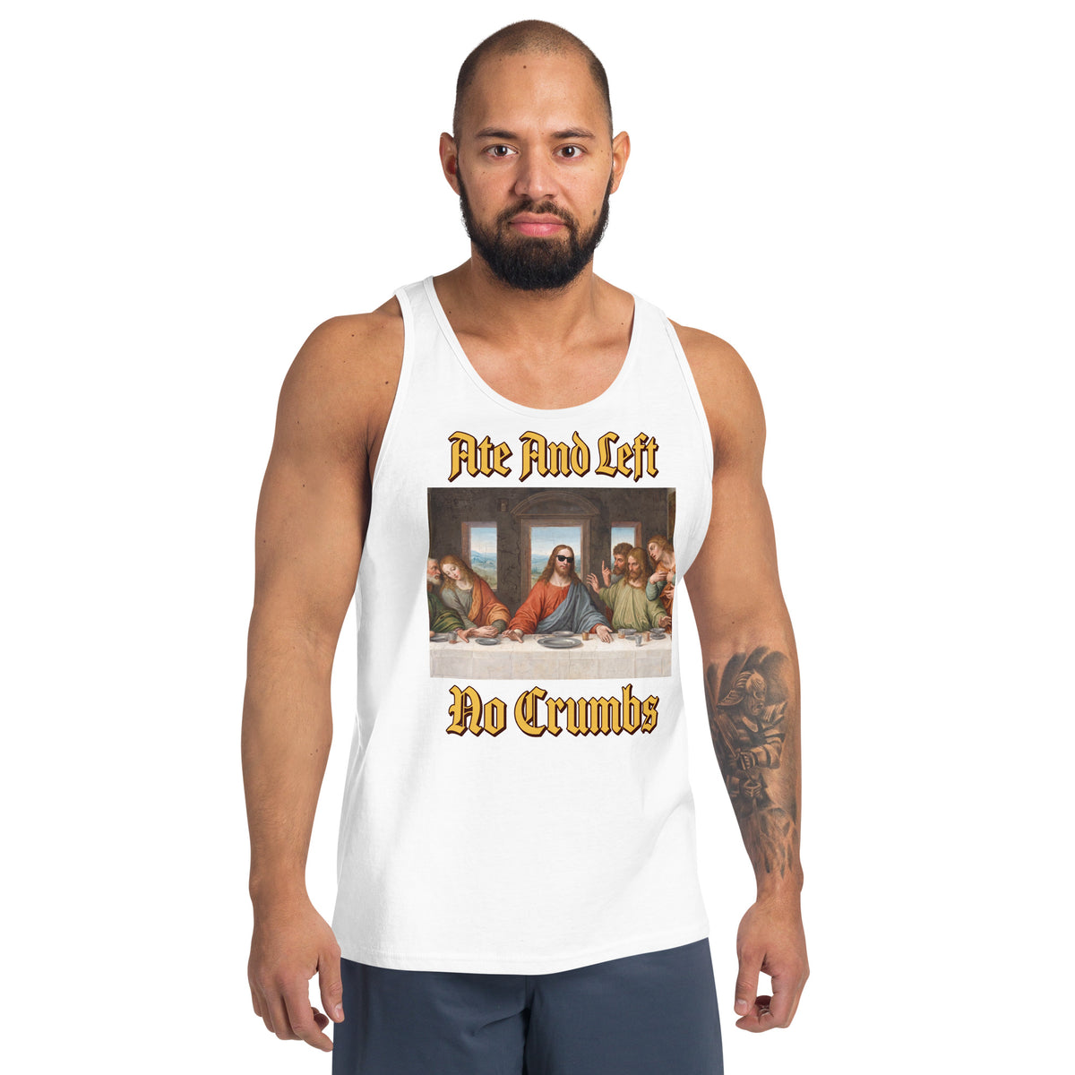 Ate And Left No Crumbs Tank Top Orbital Clothing