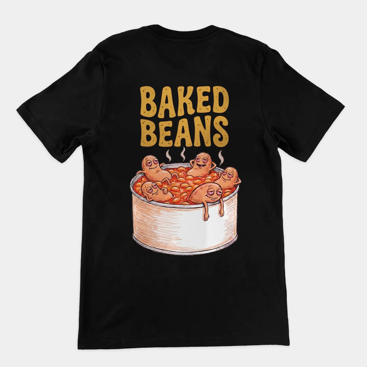 Baked Beans T-Shirt (backprint) Orbital Clothing