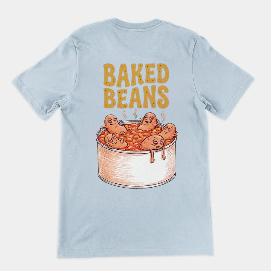 Baked Beans T-Shirt (backprint) Orbital Clothing