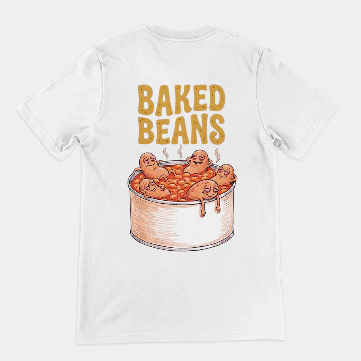 Baked Beans T-Shirt (backprint) Orbital Clothing