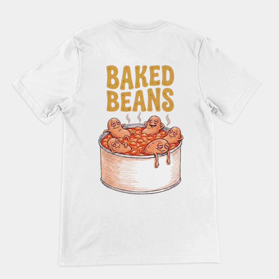 Baked Beans T-Shirt (backprint) Orbital Clothing