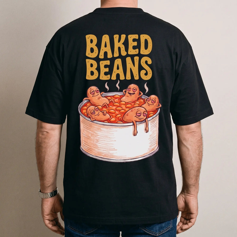 Baked Beans T-Shirt (backprint) - Orbital Clothing
