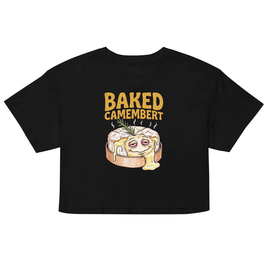 Baked Camembert Women’s crop top Orbital Clothing