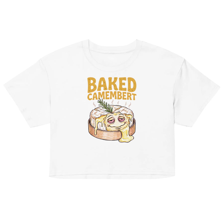 Baked Camembert Women’s crop top Orbital Clothing