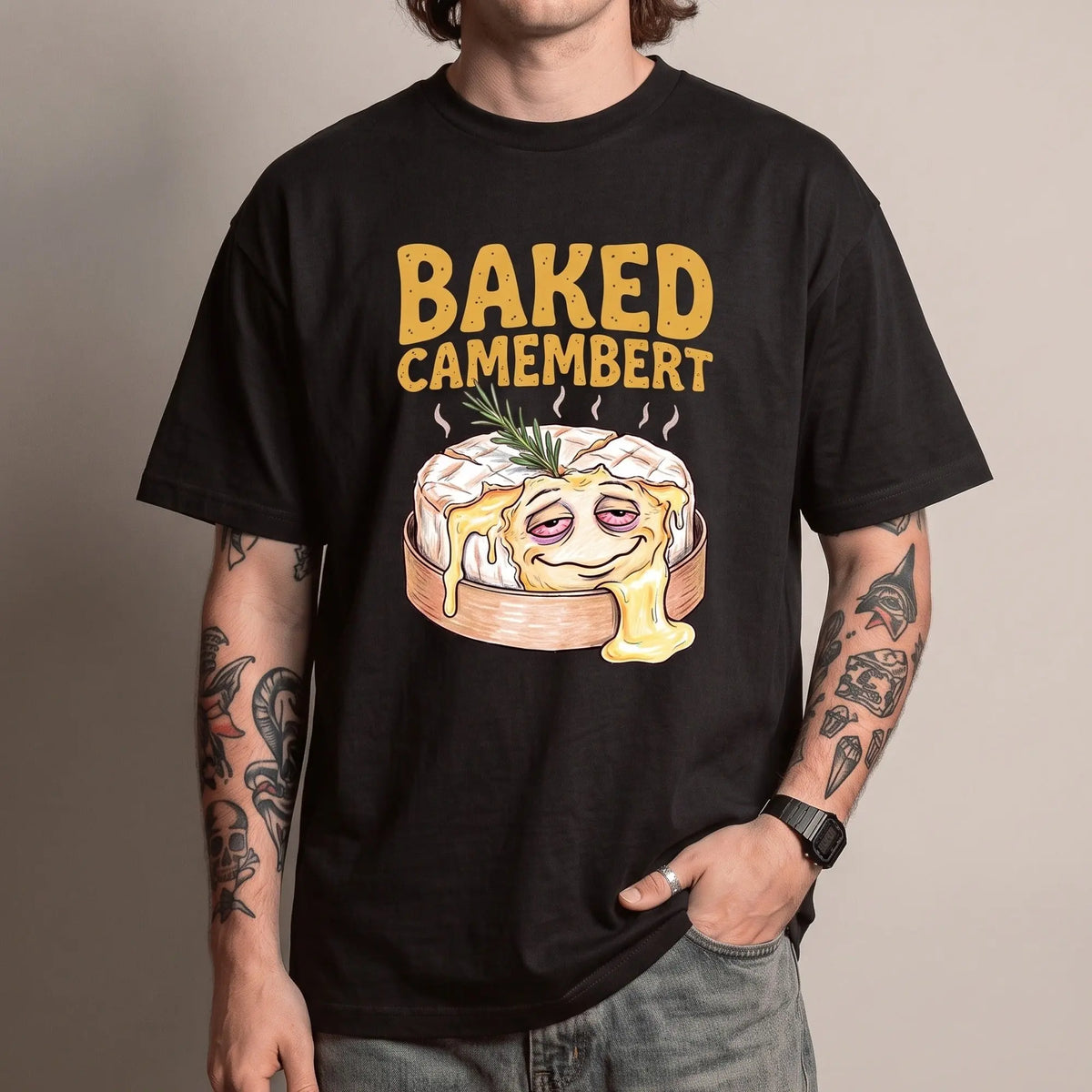 Baked Camembert T-Shirt - Orbital Clothing