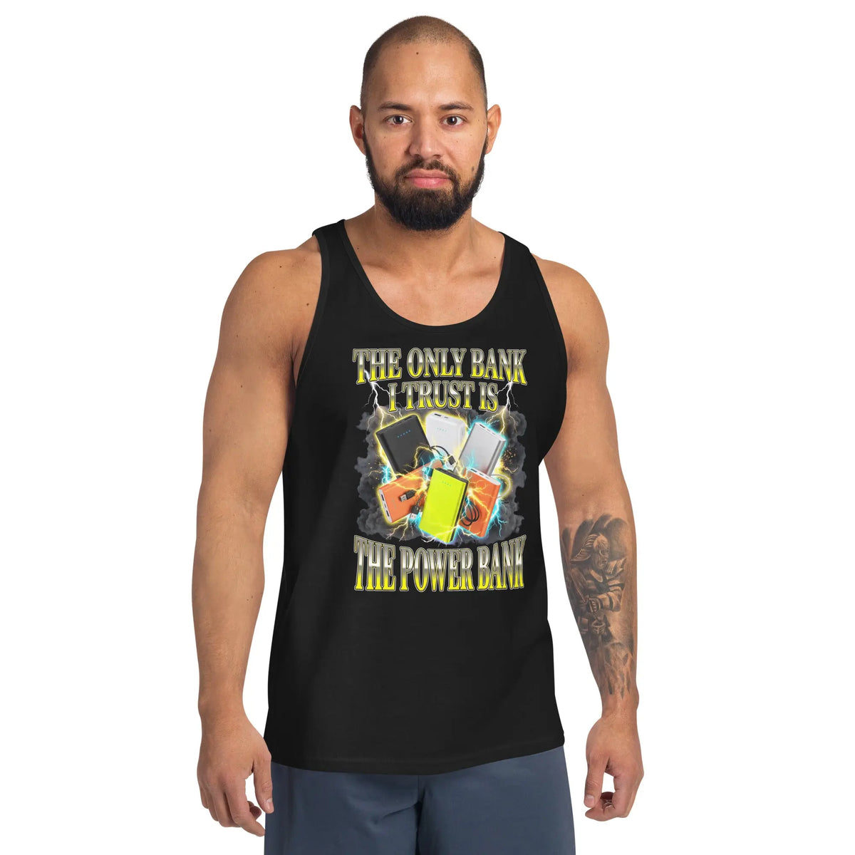 The only bank I trust is the power bank Tank Top Orbital Clothing