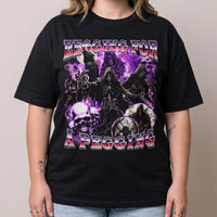 Betteln um ein Pegging-T-Shirt