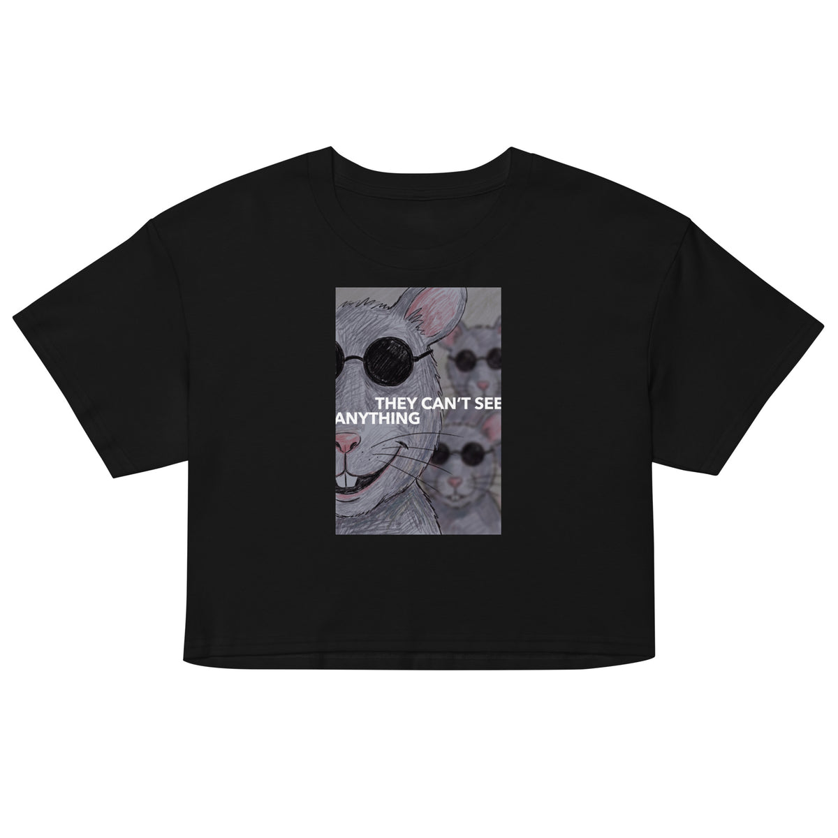 They Can’t See Anything Women’s crop top Orbital Clothing