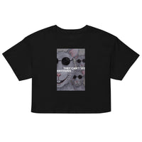 They Can’t See Anything Women’s crop top - Black / XS