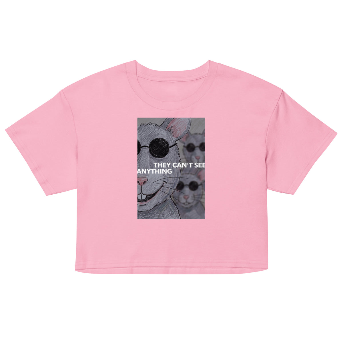They Can’t See Anything Women’s crop top Orbital Clothing