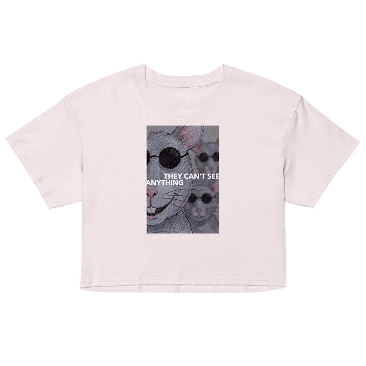They Can’t See Anything Women’s crop top Orbital Clothing
