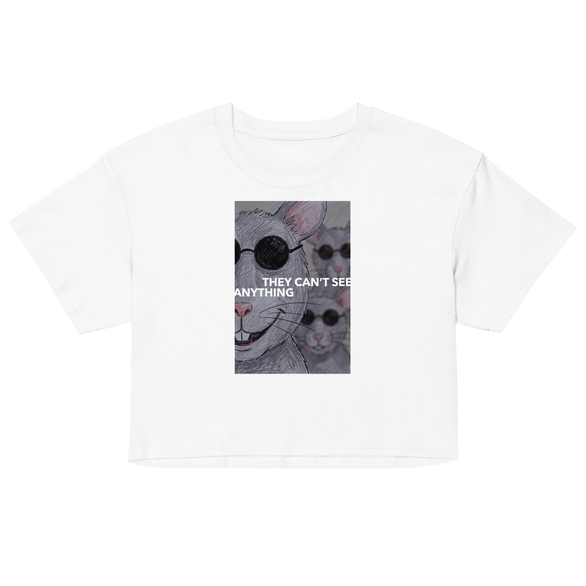 They Can’t See Anything Women’s crop top Orbital Clothing