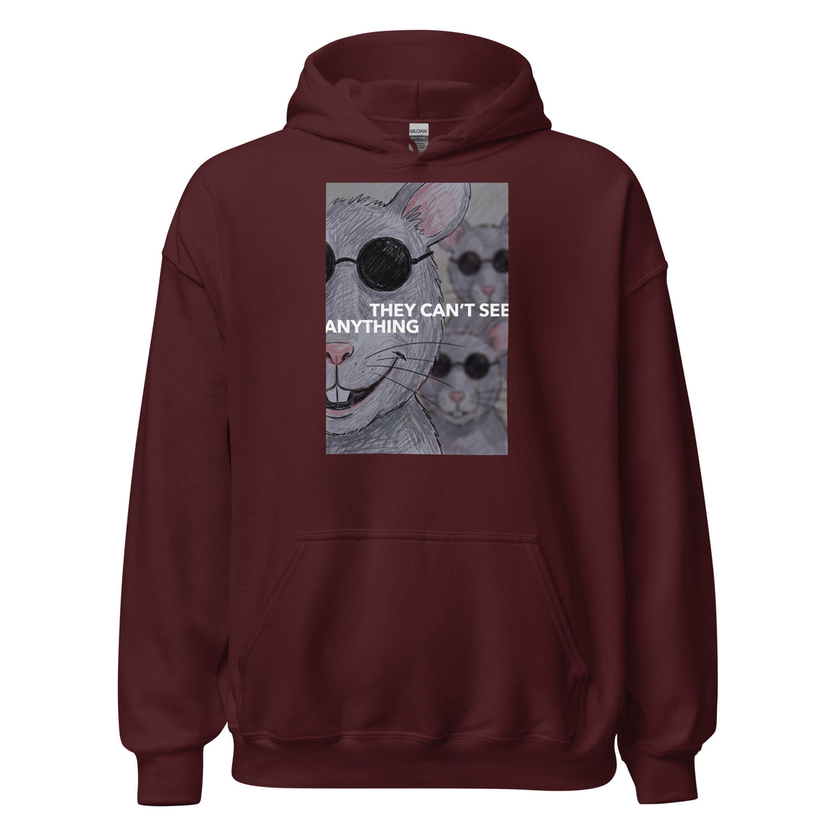 They Can’t See Anything Hoodie Orbital Clothing