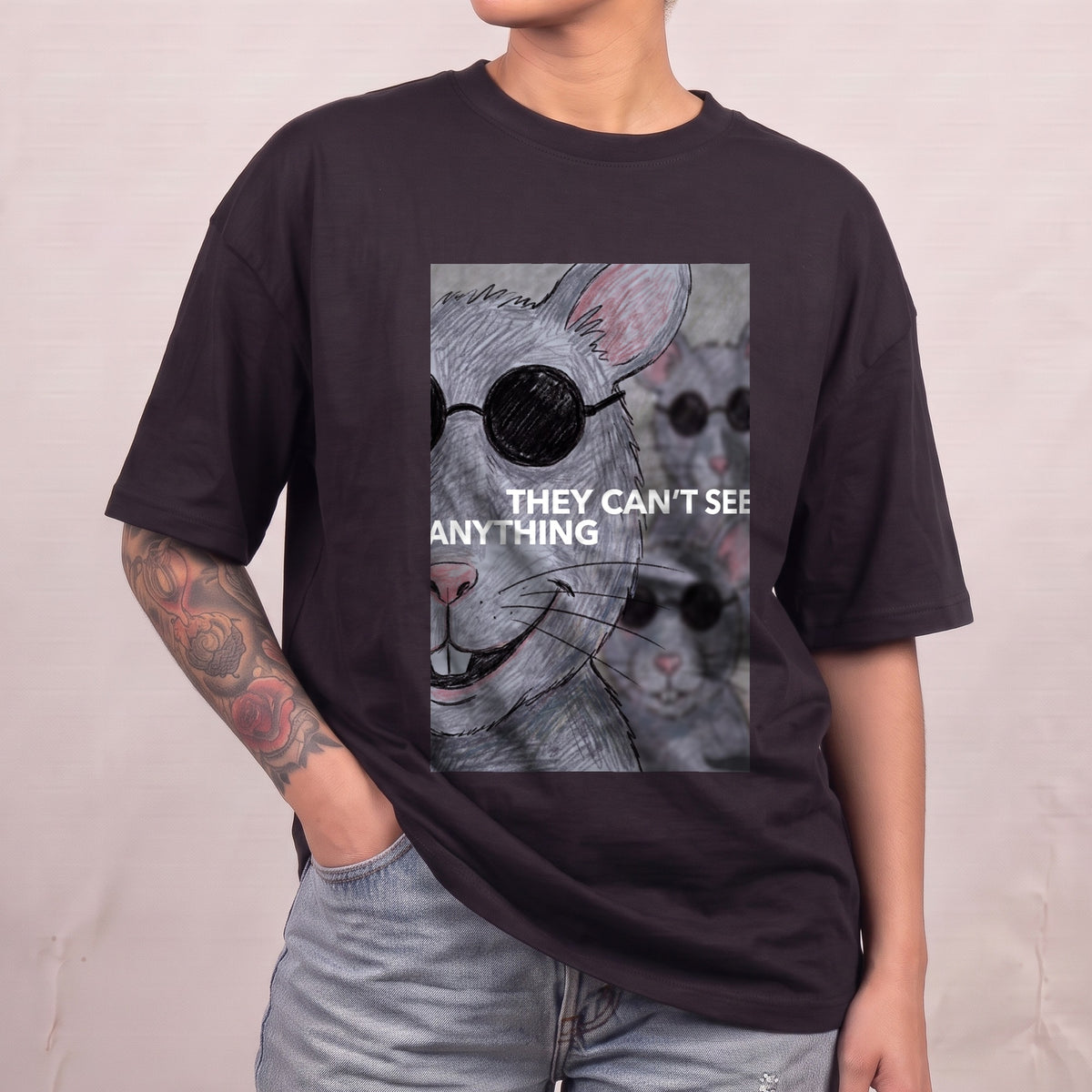 They Can’t See Anything T-Shirt - Orbital Clothing