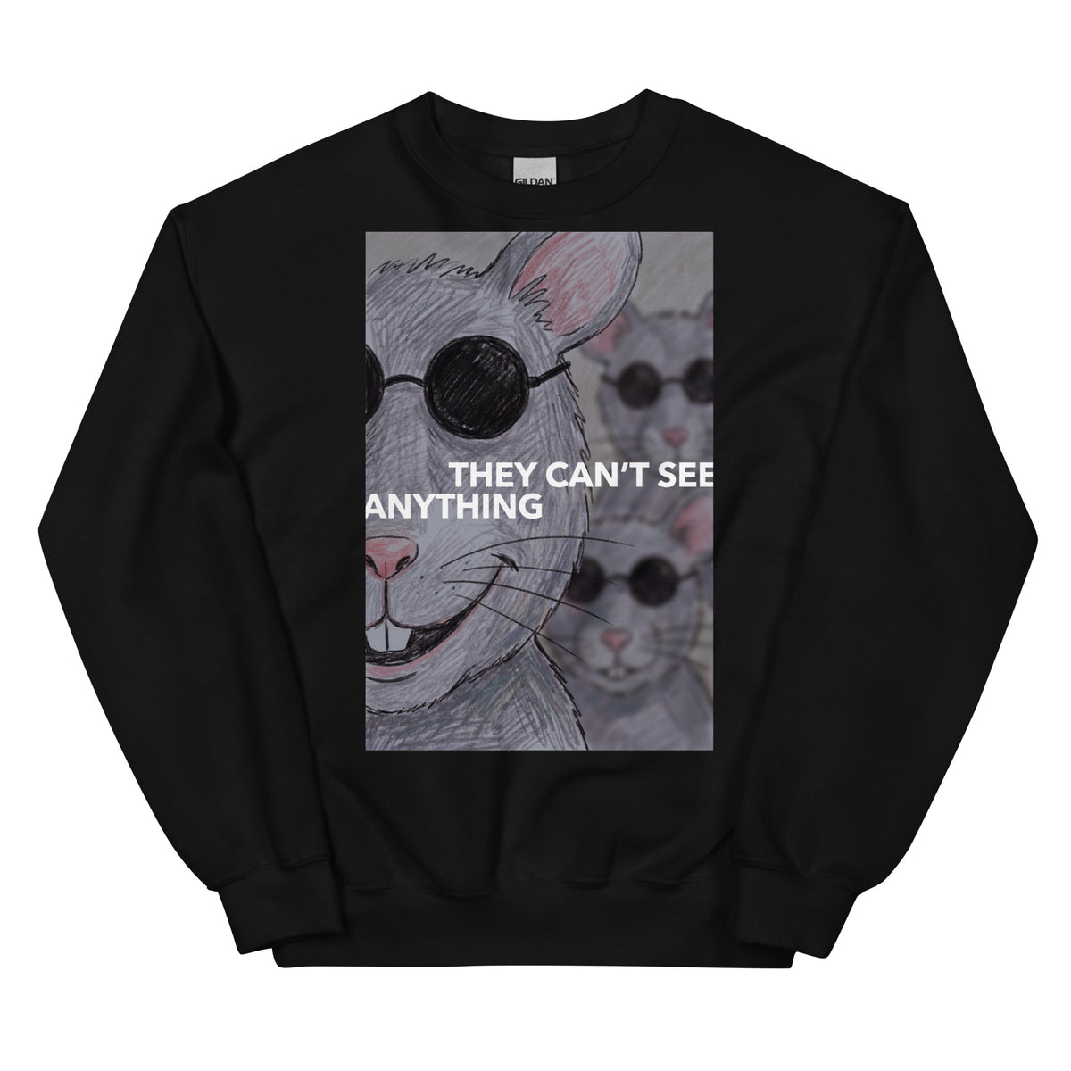 They Can’t See Anything Sweatshirt Orbital Clothing