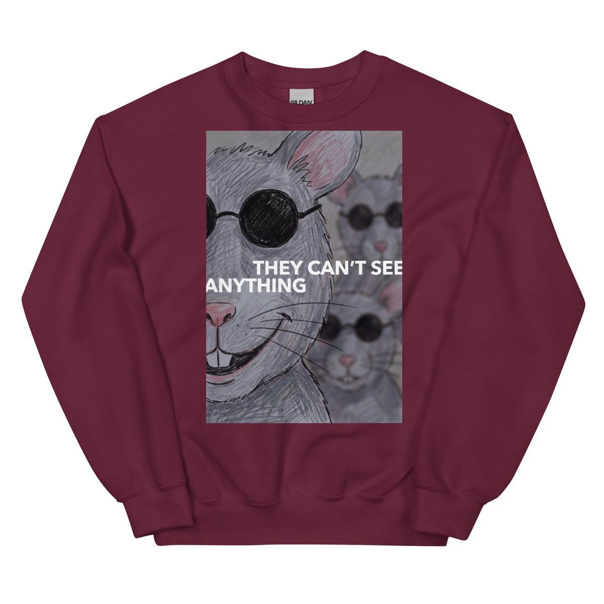 They Can’t See Anything Sweatshirt Orbital Clothing