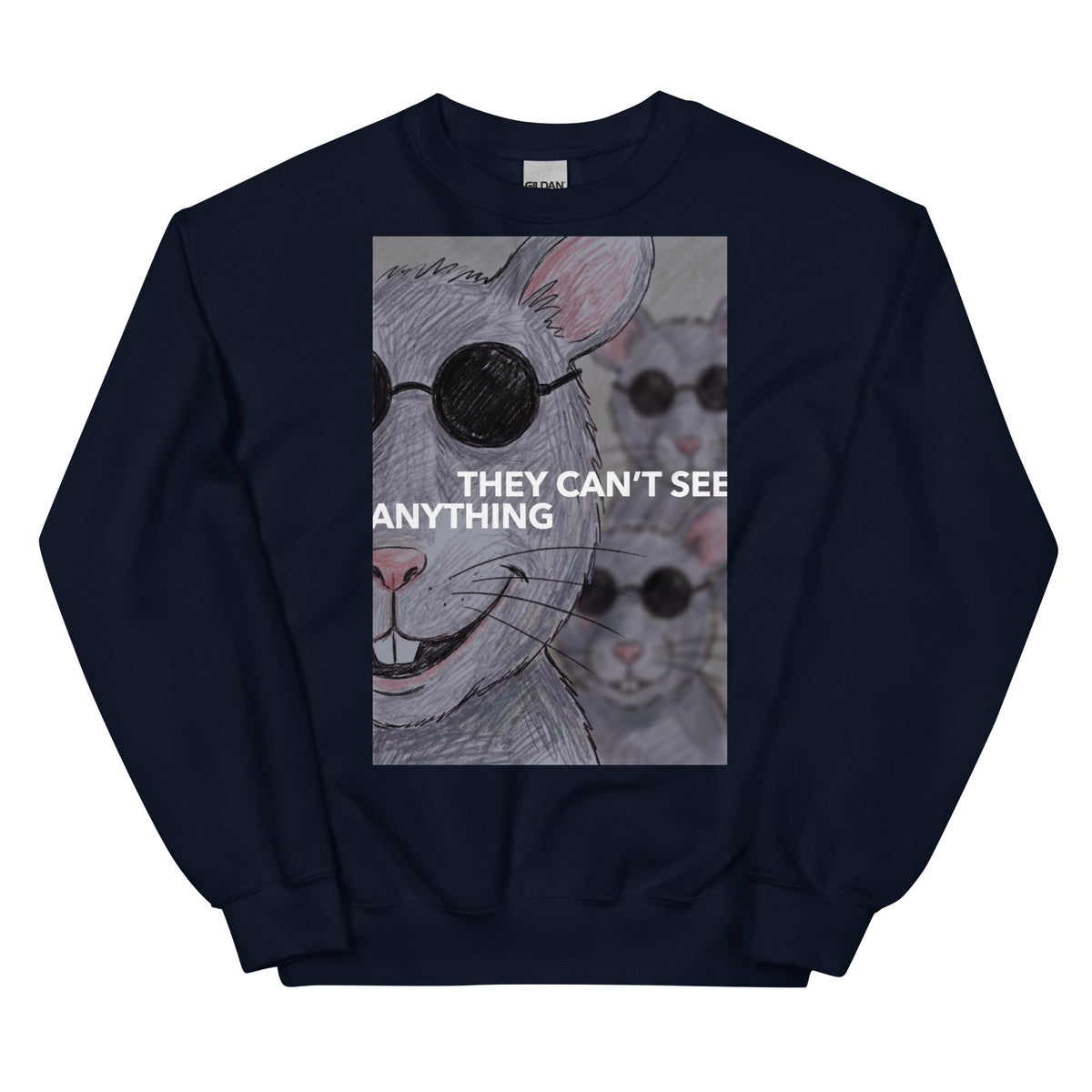 They Can’t See Anything Sweatshirt Orbital Clothing