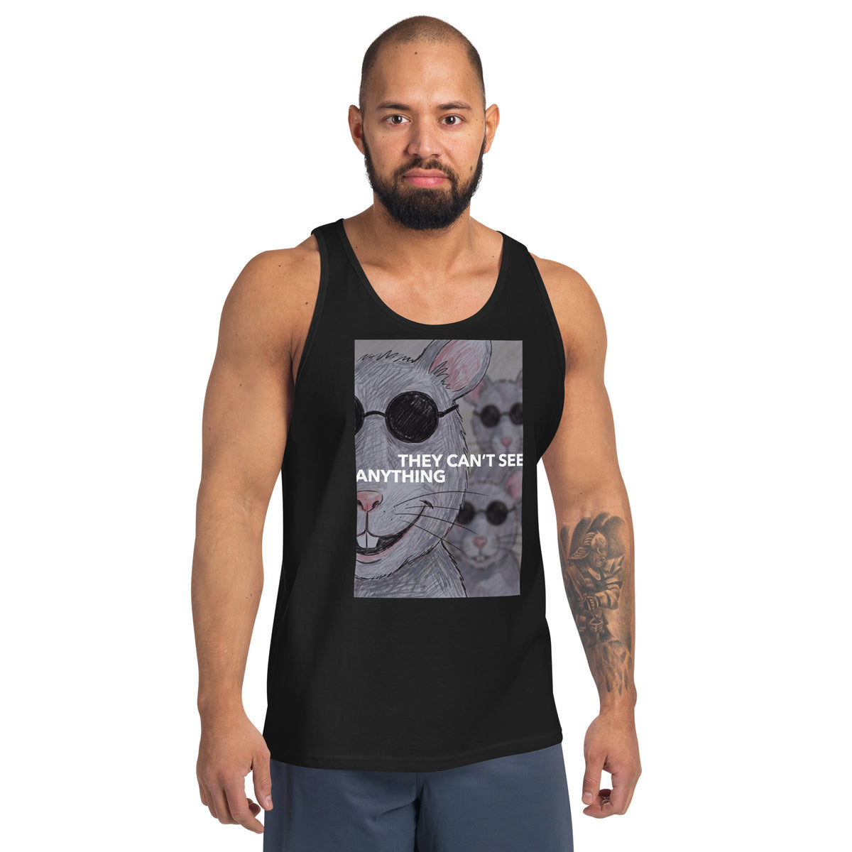 They Can’t See Anything Tank Top Orbital Clothing