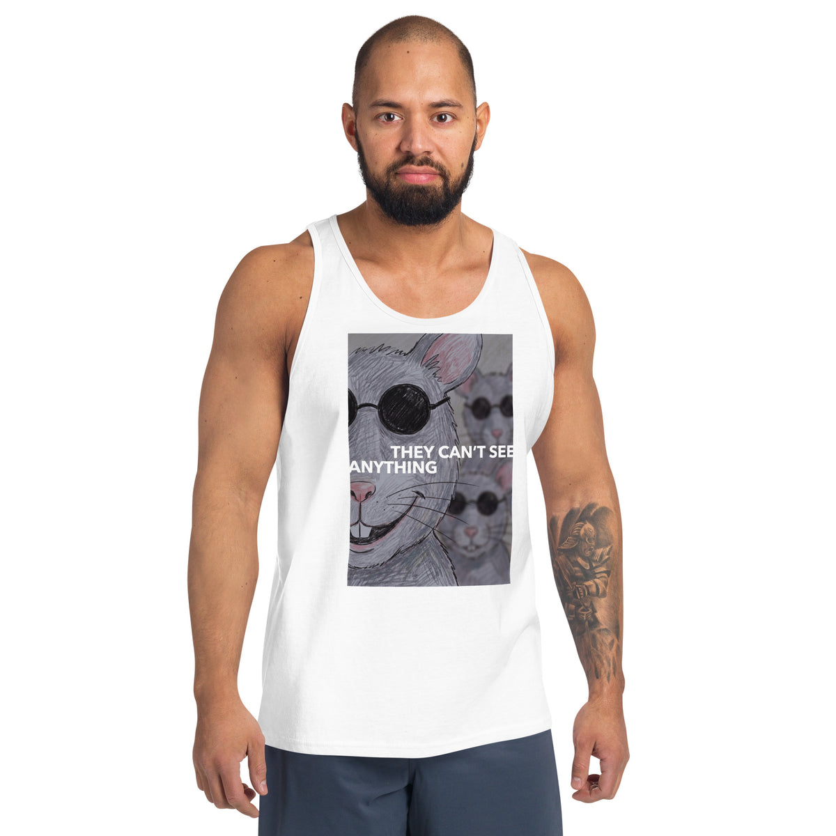 They Can’t See Anything Tank Top Orbital Clothing