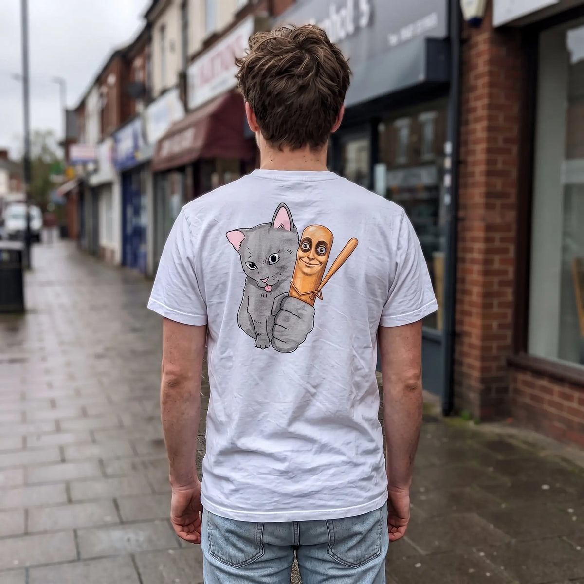 Cat Got Your Tung T-Shirt (backprint) Orbital Clothing