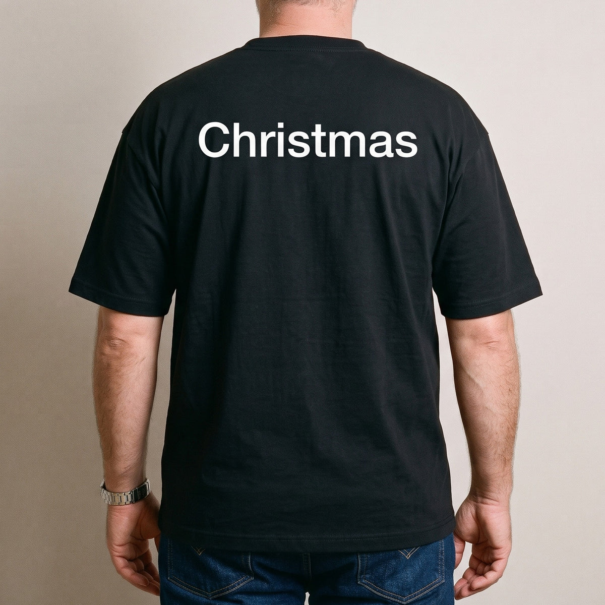 Christmas T-Shirt (backprint) - Orbital Clothing