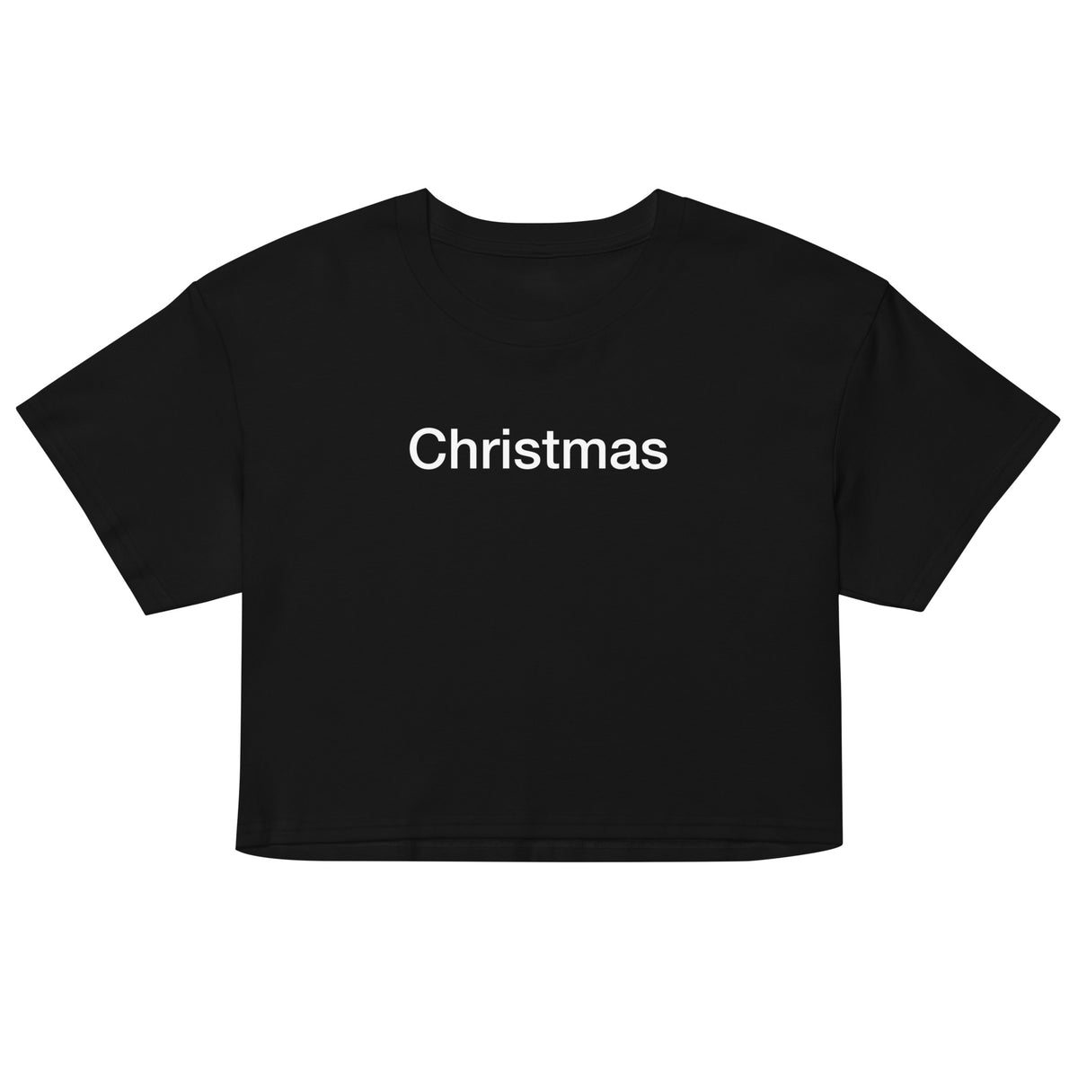 Christmas Women’s crop top Orbital Clothing