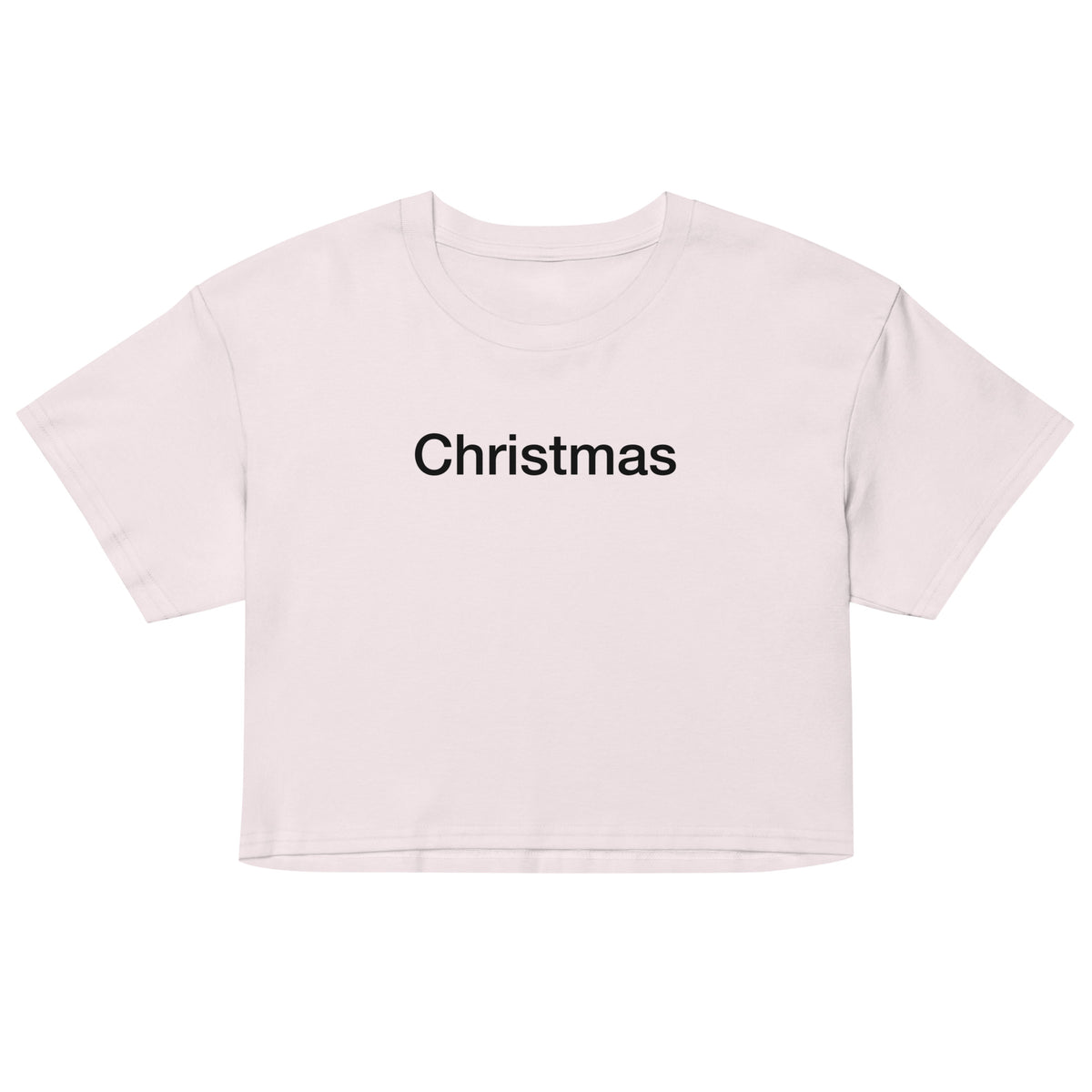 Christmas Women’s crop top Orbital Clothing