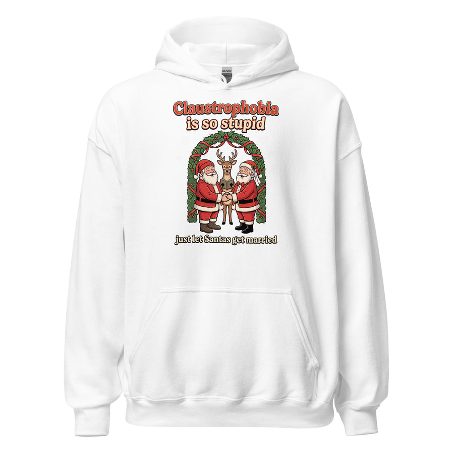 Claustrophobia Is So Stupid Christmas Hoodie Orbital Clothing