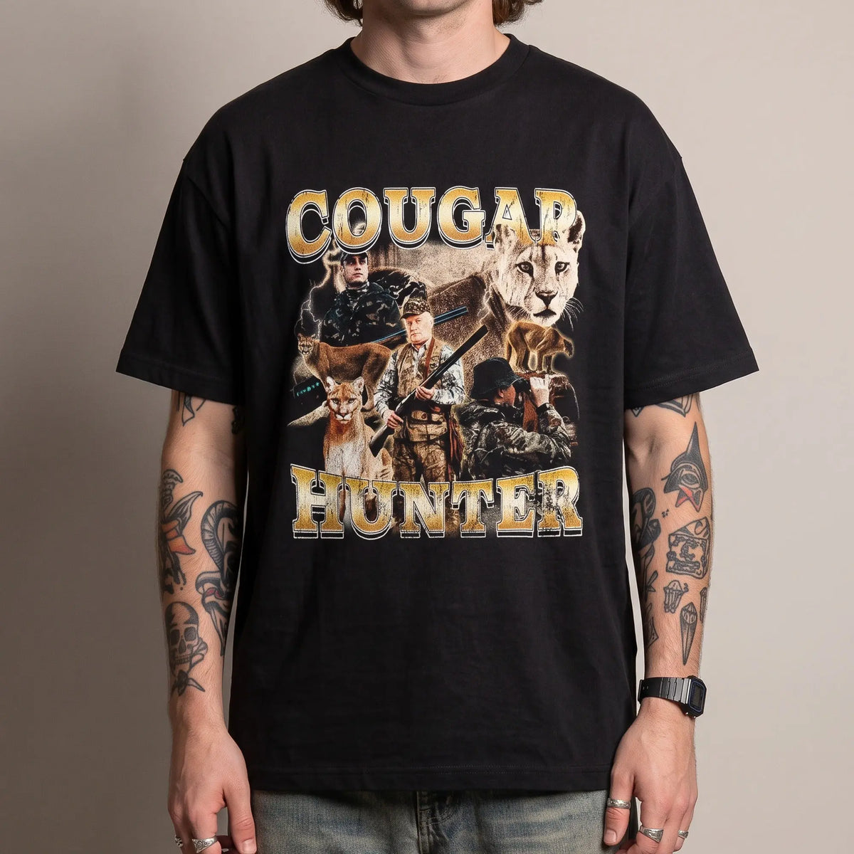 Cougar Hunter t-shirt - Orbital Clothing