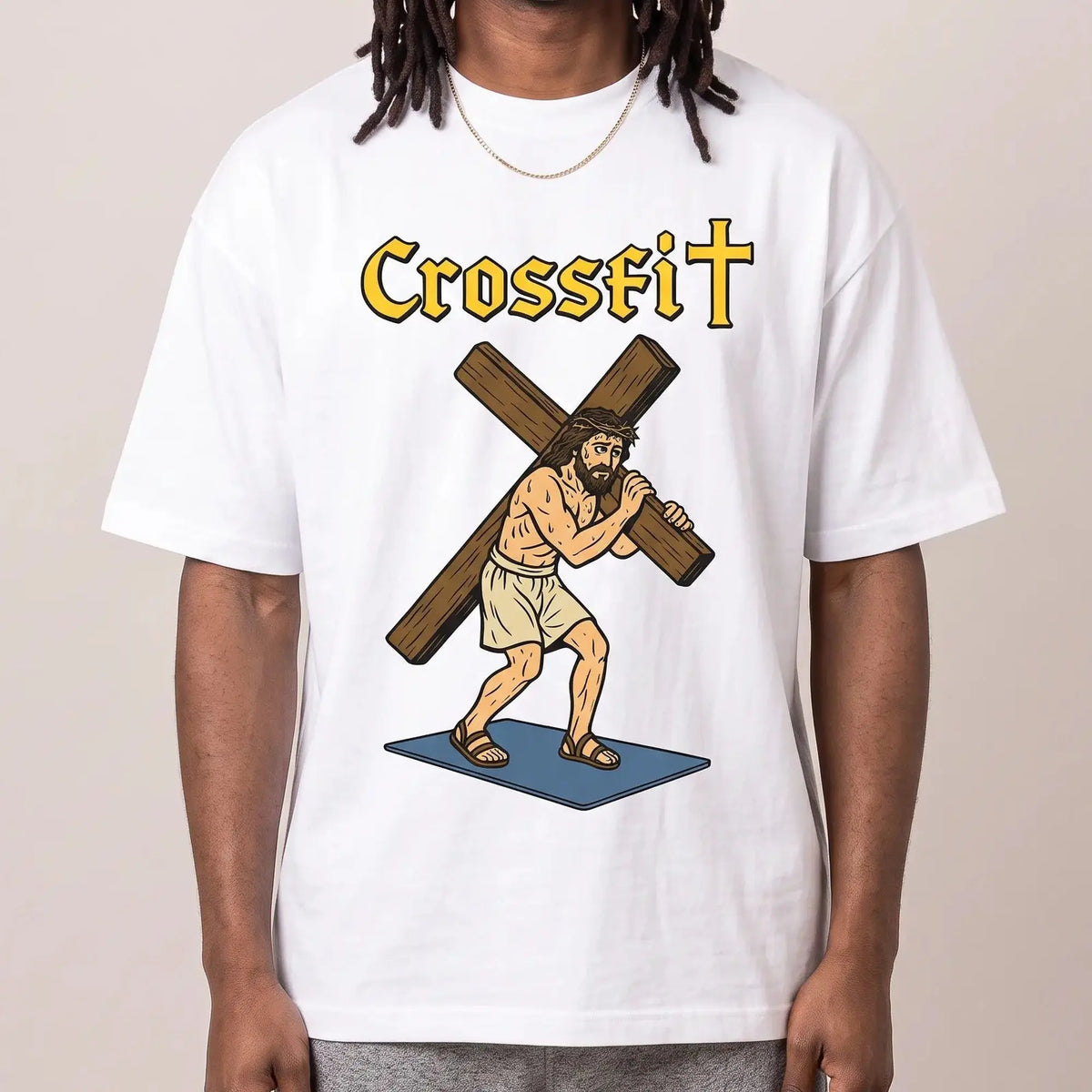Crossfit Jesus T-Shirt - Orbital Clothing