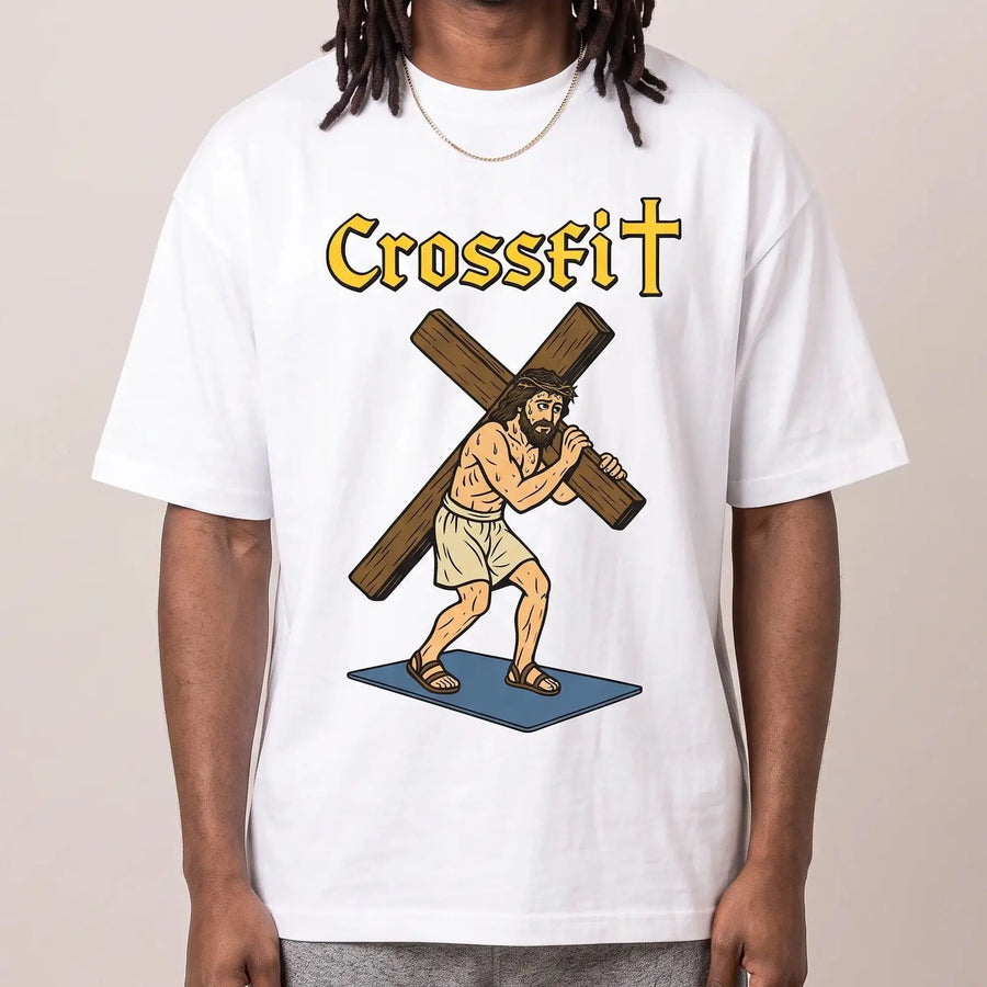 Crossfit Jesus T-Shirt - Orbital Clothing