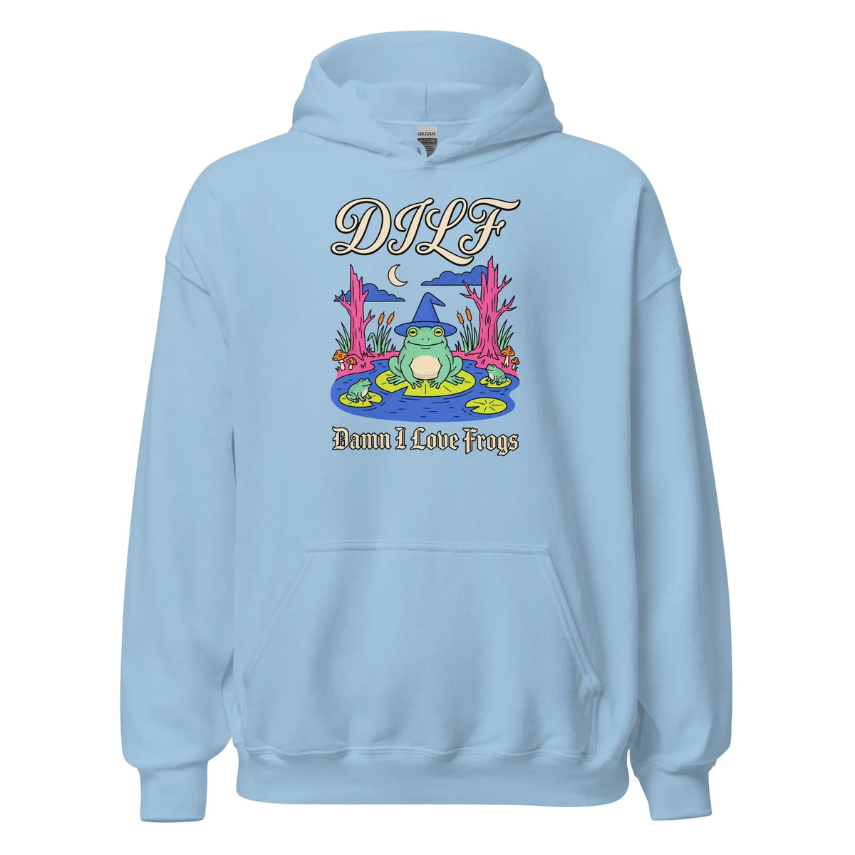 DILF (Damn I Love Frogs) Hoodie Orbital Clothing